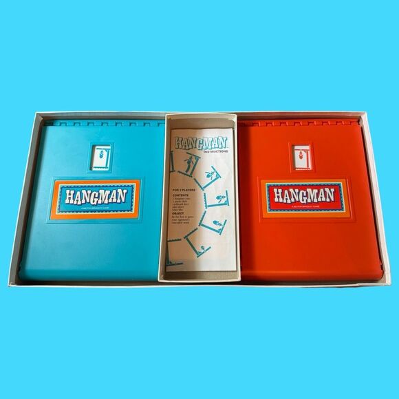 Vintage 1988 Hangman The Original Word Guessing Game  Milton Bradley Complete - Picture 2 of 9
